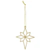 Gifi Suspension de Noël forme en métal doré^ Décoration Sapin