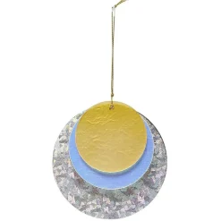 Gifi Suspension de Noël forme géométrique en bois^ Décoration Sapin