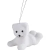Gifi Suspension de Noël forme ours blanc^ Décoration Sapin