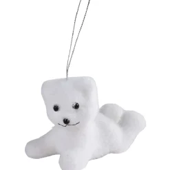 Gifi Suspension de Noël forme ours blanc^ Décoration Sapin