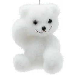 Gifi Suspension de Noël forme ours blanc^ Décoration Sapin
