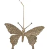 Gifi Suspension de Noël forme papillon brillant^ Décoration Sapin
