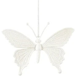 Gifi Suspension de Noël forme Papillon pailletté^ Décoration Sapin