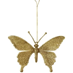 Gifi Suspension de Noël forme Papillon pailletté^ Décoration Sapin