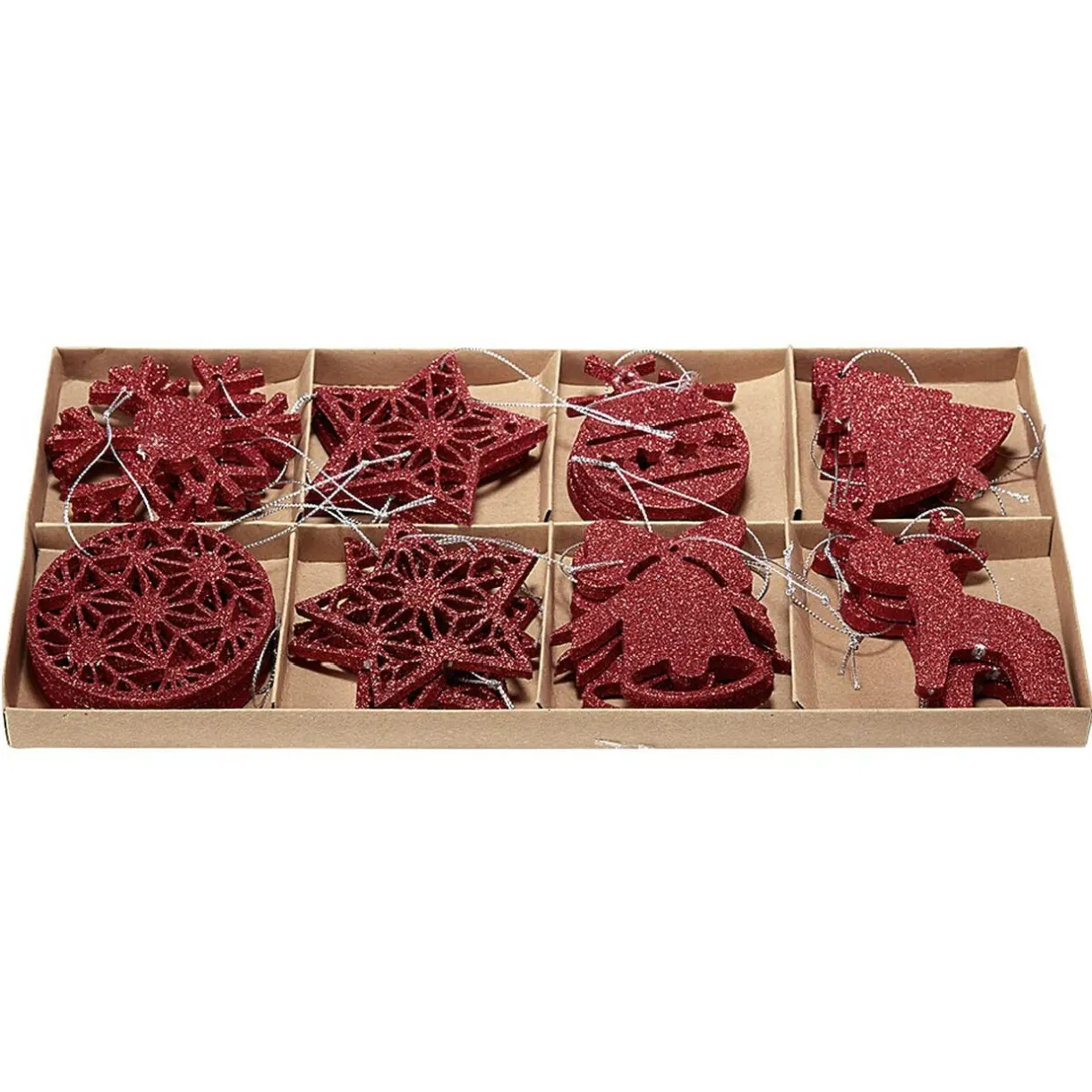 Gifi Suspension de noël forme pailletée x24^ Décoration Sapin