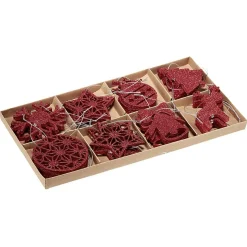 Gifi Suspension de noël forme pailletée x24^ Décoration Sapin