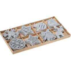 Gifi Suspension de noël forme pailletée x24^ Décoration Sapin