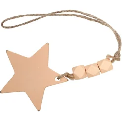 Gifi Suspension de Noël forme étoile mdf^ Décoration Sapin