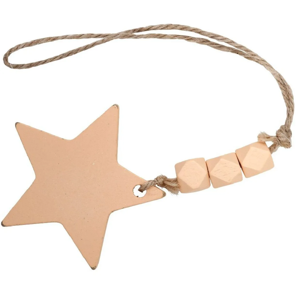 Gifi Suspension de Noël forme étoile mdf^ Décoration Sapin