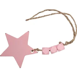 Gifi Suspension de Noël forme étoile mdf^ Décoration Sapin