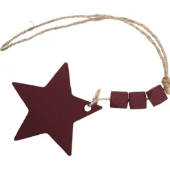 Gifi Suspension de Noël forme étoile mdf^ Décoration Sapin