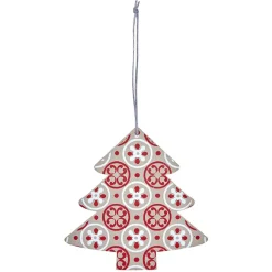 Gifi Suspension de Noël forme vintage en bois^ Décoration Sapin