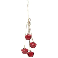Gifi Suspension de Noël grelot en métal x4^ Décoration Sapin