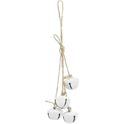 Gifi Suspension de Noël grelot en métal x4^ Décoration Sapin
