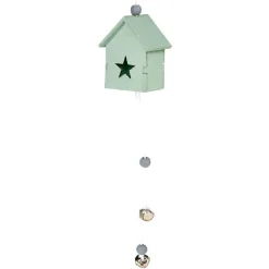 Gifi Suspension de Noël maisonnette en bois^ Décoration Sapin