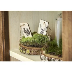 Gifi Suspension de Noël plate motif animal^ Décoration Sapin