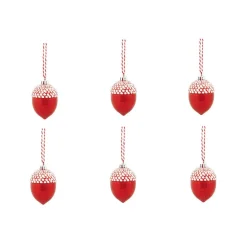 Gifi Suspension de Noël pomme de pin x6^ Décoration Sapin