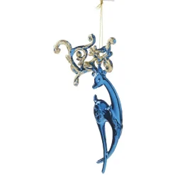 Gifi Suspension de Noël Renne pailleté^ Décoration Sapin