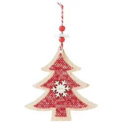 Gifi Suspension de Noël rouge et blanche^ Décoration Sapin