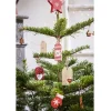 Gifi Suspension de Noël étiquette en bois^ Décoration Sapin