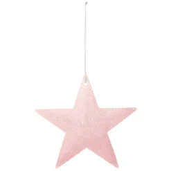 Gifi Suspension de Noël Étoile effet floqué^ Décoration Sapin