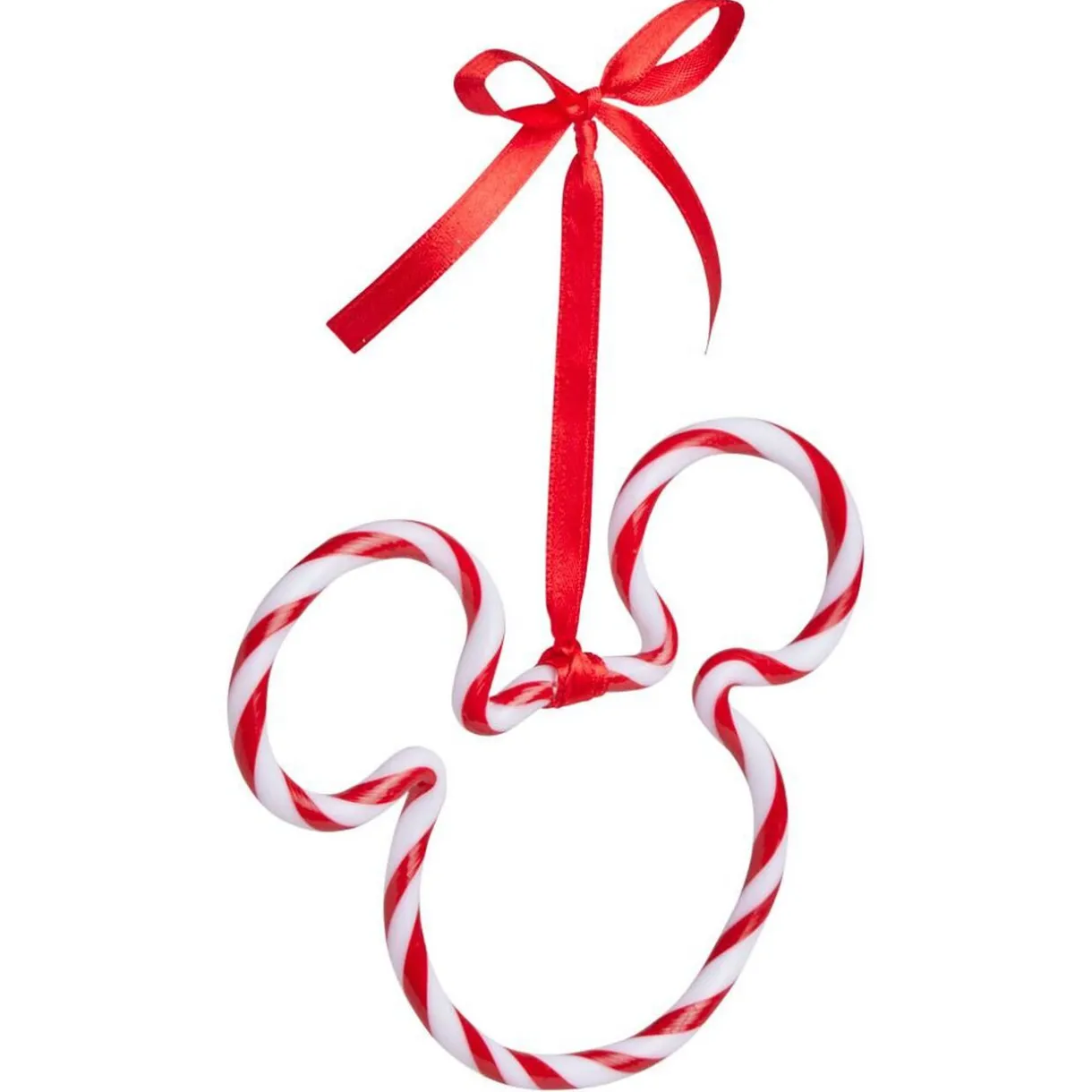 Outlet Gifi Suspension Disney forme tête Mickey rouge et blanc 12xH10cm