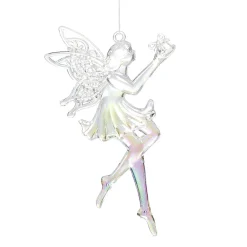 Gifi Suspension Fée en acrylique iridescent^ Décoration Sapin