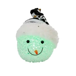 Gifi Suspension lumineuse bonhomme de neige 1 led multicolore^ Décoration Extérieure De Noël