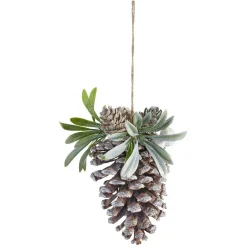 Gifi Suspension pomme de pin décoration de Noël^ Décoration Sapin