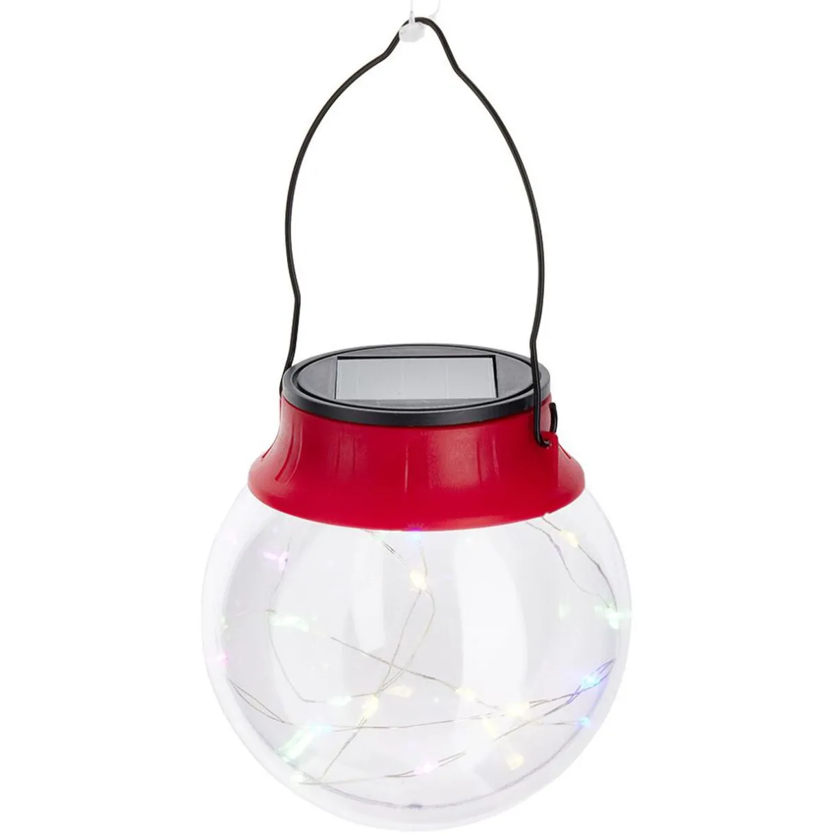 Gifi Suspension solaire 20 microLED blanc froid Ø10cm^ Décoration Extérieure De Noël