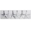 Gifi Suspension Étoile de Noël Argenté x6^ Décoration Sapin