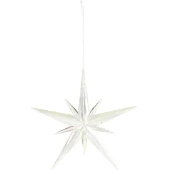 Gifi Suspension Étoile de Noël en acrylique iridescent^ Décoration Sapin