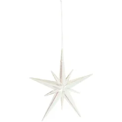 Gifi Suspension Étoile de Noël en acrylique iridescent^ Décoration Sapin