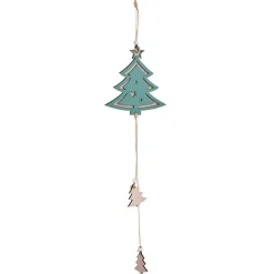 Gifi Suspension étoile rose ou sapin vert H48cm^ Décoration Sapin