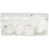 Gifi Suspensions de Noël plastique blanc^ Décoration Sapin
