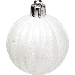 Gifi Suspensions de Noël plastique blanc^ Décoration Sapin