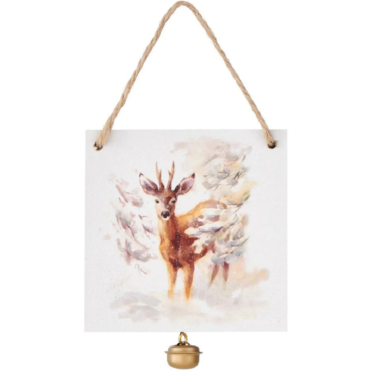 Gifi Tableau miniature de Noël à suspendre^ Décoration Sapin