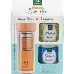 Clearance Gifi Théière Infuseur nomade verre Mességué Thermo transparent 350 ml