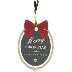 Gifi Étiquette cadeau Noël Tradition x6^ Loisirs Créatifs Et Emballage Cadeau