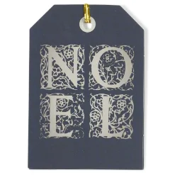 Gifi Étiquette pour paquet cadeau Noël Doré Argenté x6^ Loisirs Créatifs Et Emballage Cadeau