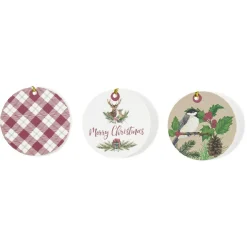 Gifi Étiquette pour Paquet cadeau enfant motifs Boule de Noël x6^ Loisirs Créatifs Et Emballage Cadeau