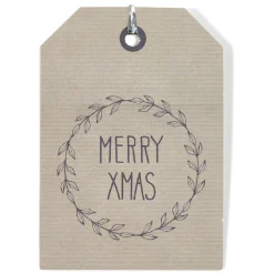 Gifi Étiquette pour paquet cadeau Noël Vert Naturel x6^ Loisirs Créatifs Et Emballage Cadeau