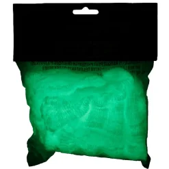 Discount Gifi Toile d'araignée phosphorescente blanche Halloween