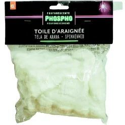 Discount Gifi Toile d'araignée phosphorescente blanche Halloween