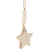 Hot Gifi Étoile de Noël à suspendre naturelle