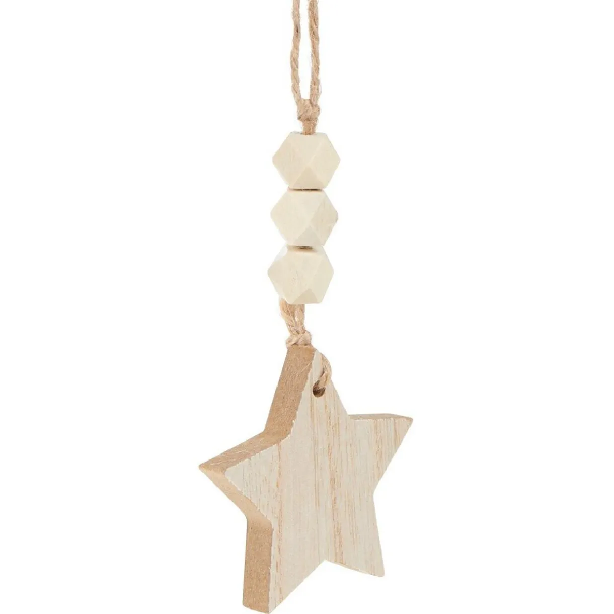 Hot Gifi Étoile de Noël à suspendre naturelle