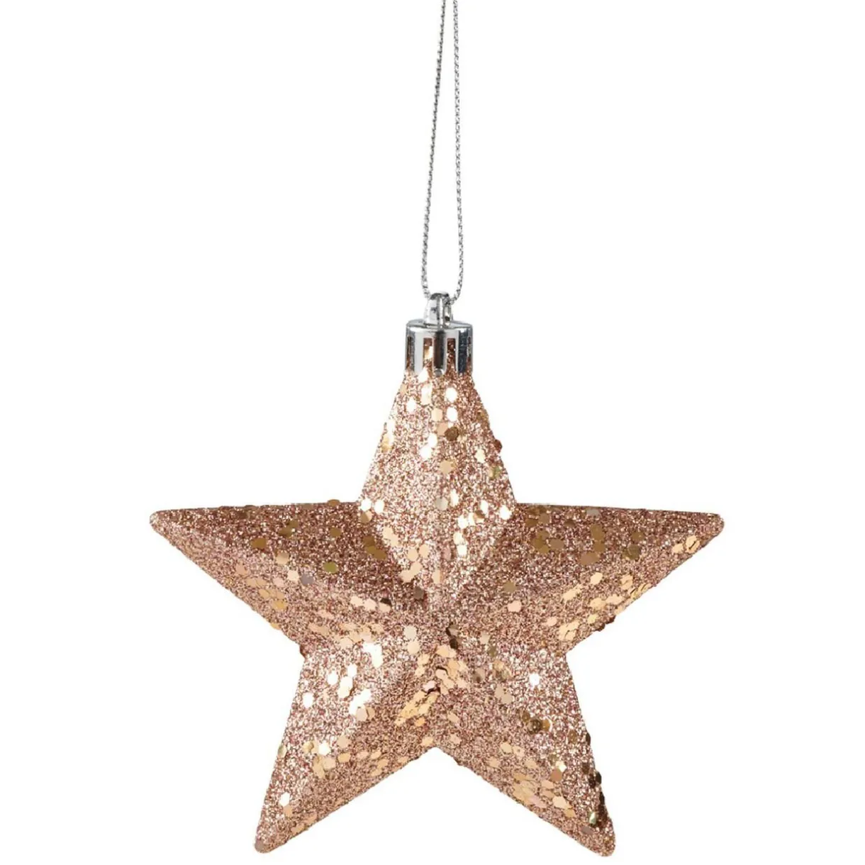 Gifi Étoile de Noël à suspendre paillettes^ Décoration Sapin