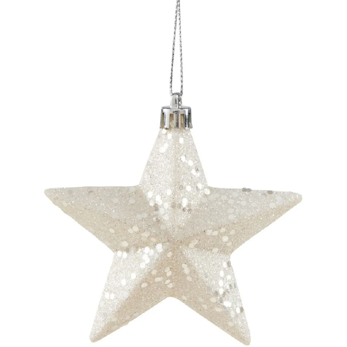 Gifi Étoile de Noël à suspendre paillettes^ Décoration Sapin