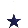 Gifi Étoile de Noël en velours^ Décoration Sapin
