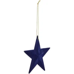 Gifi Étoile de Noël en velours^ Décoration Sapin